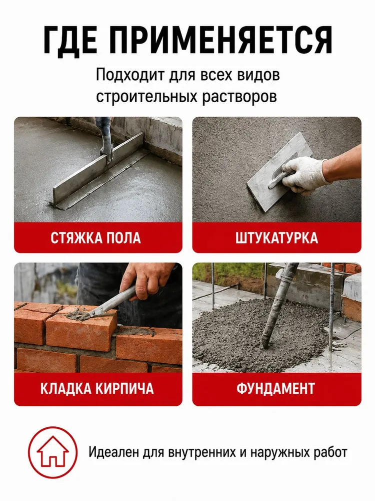 Пластификатор для цемента 2 шт на 100 кг бетона в порошке по 16 г для бетона, тротуратной плитки строительная добавка SIMEPLAST QMIX DH, 2 шт, 100 кг, фото 4