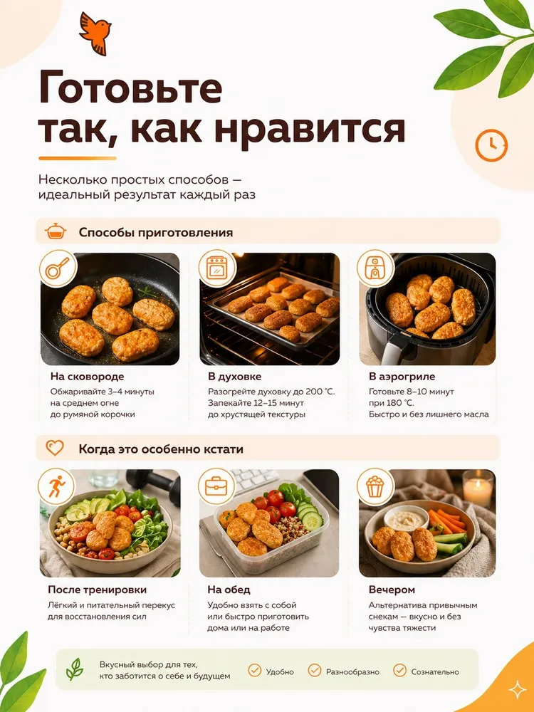 Наггетсы растительные Hi, 1кг, 1 кг, фото 3