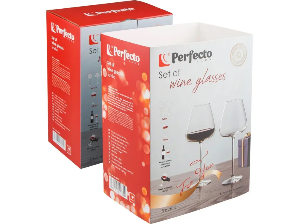 PERFECTO LINEA Бокалы для вина Sevilla 2 шт. 730 мл (30-282401), 2 шт, 730 мл, фото 4