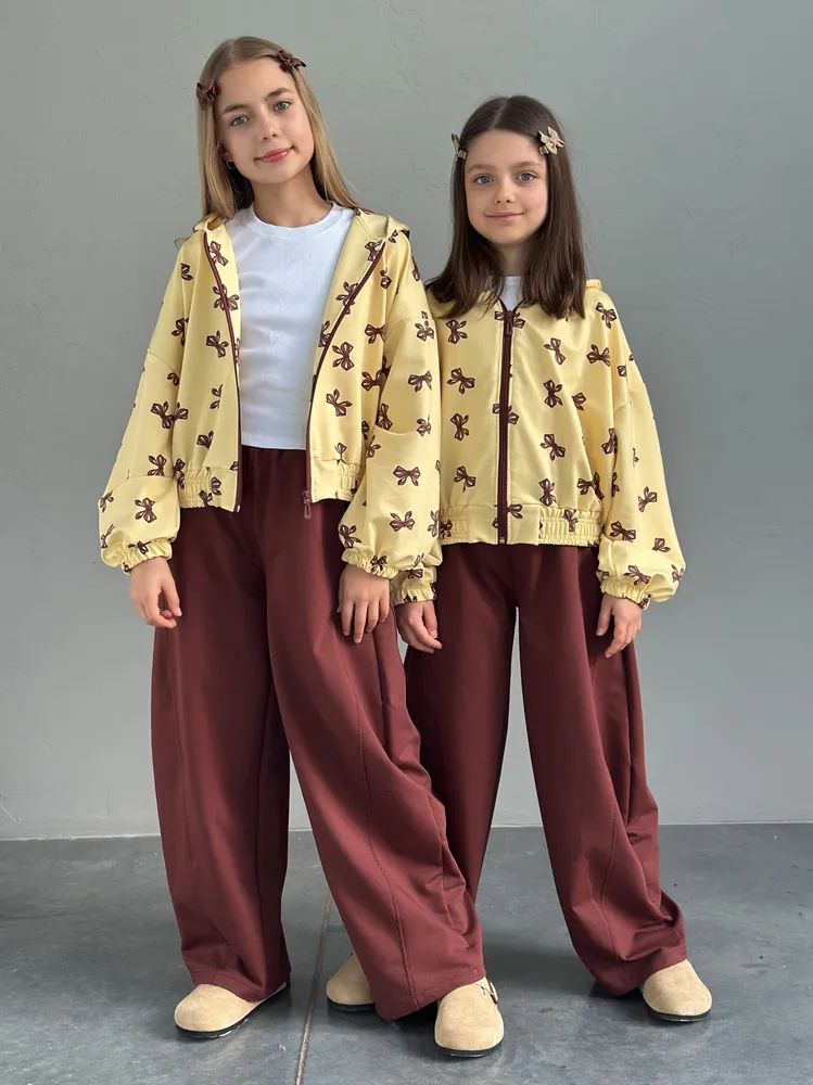 Костюм спортивный Стиль Pinterest и для юных модниц., вариант, фото 5