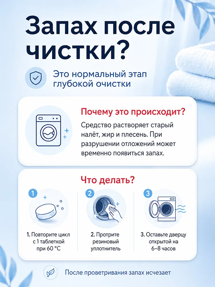 Очиститель для стиральных машин, вариант, фото 6