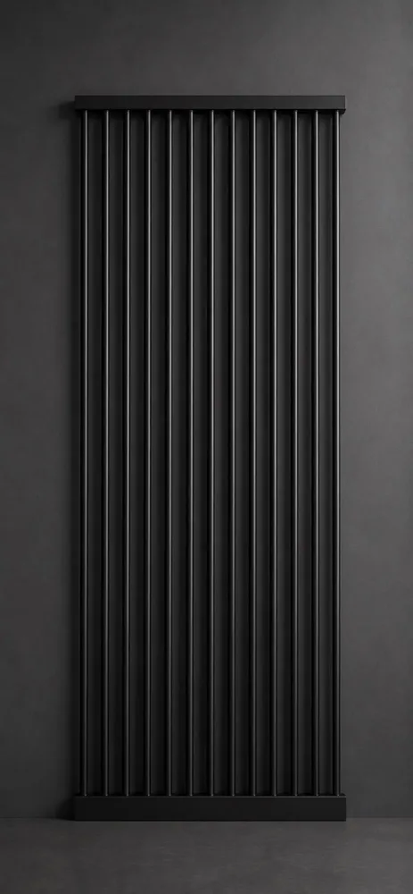Интерьерная черная круглые стойки 1200*2500, 1200x2500, фото 2