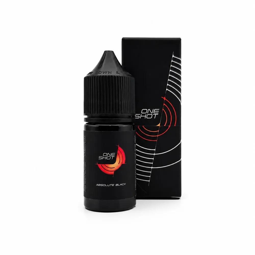 Краска для тату черная, One Shot Absolute Black 15 мл, 15 мл, фото 4
