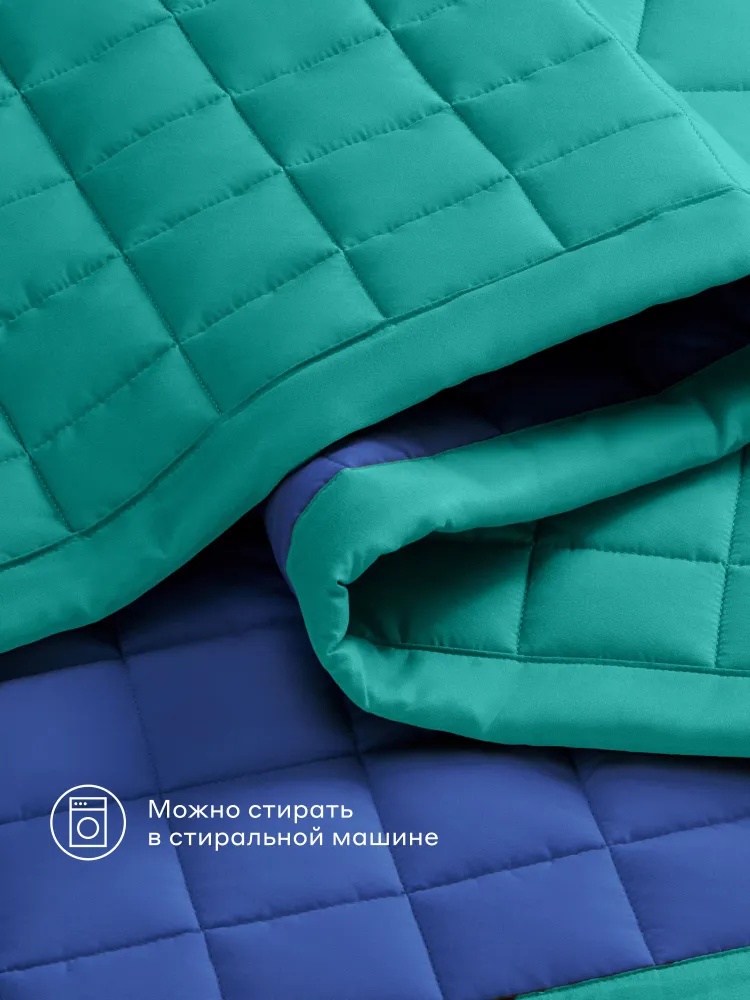 Покрывало Pragma Snolaf цвет лесной тени 220*240 см, Яндекс Фабрика, 220x240 см, фото 6