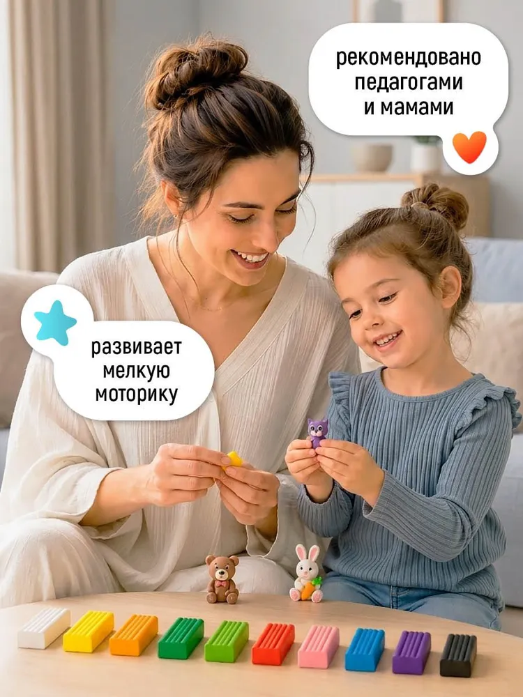 Пластилин для школы мягкий 36 цветов, 36 цв., фото 6