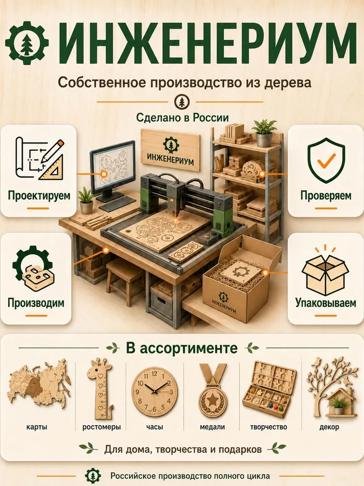 Панно деревянное на стену Счастье , декор для дома, для рабочего пространства, вариант, фото 6
