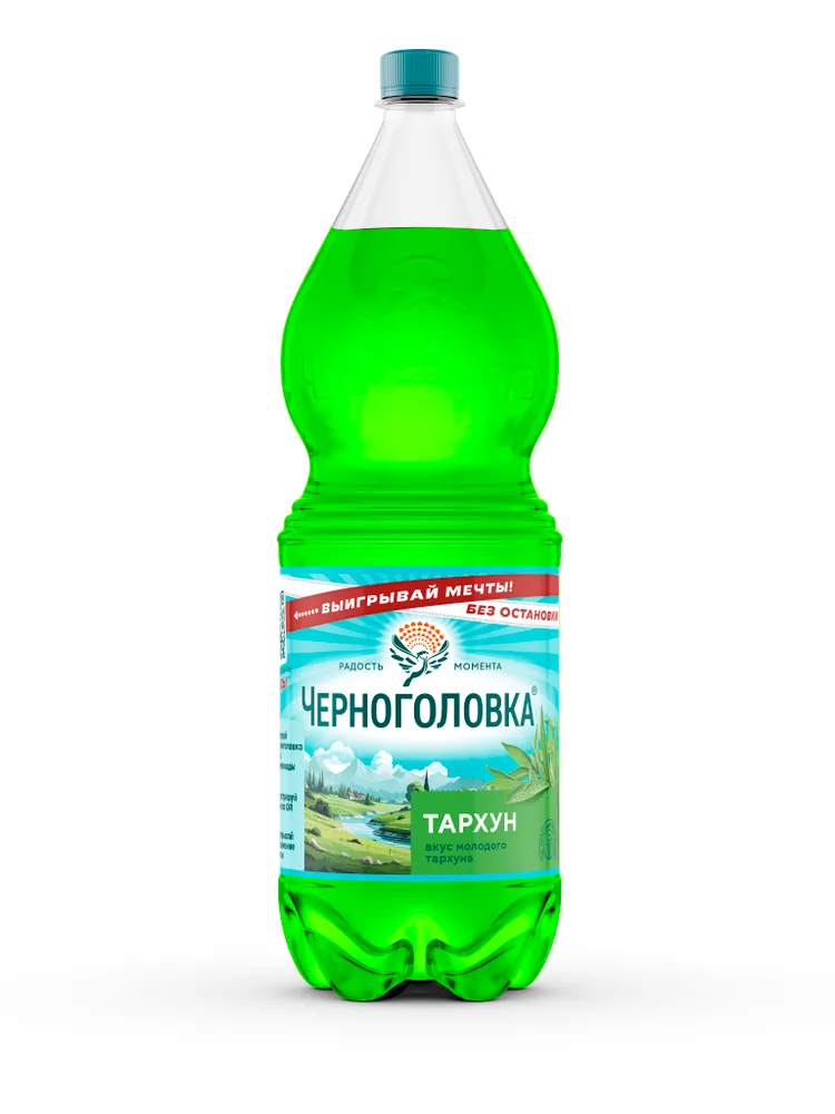 Лимонад Черноголовка Тархун, 2 л, 2 л, фото 2