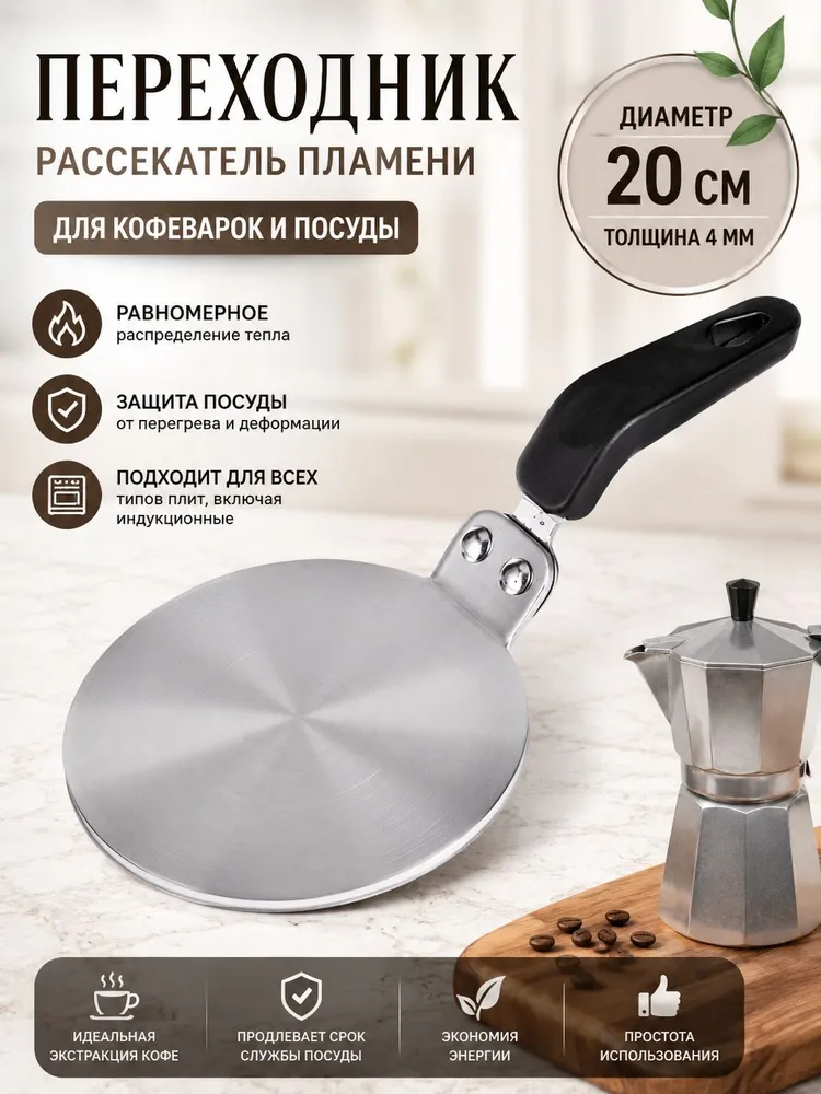 Адаптер для индукционной панели, 20 см, вариант