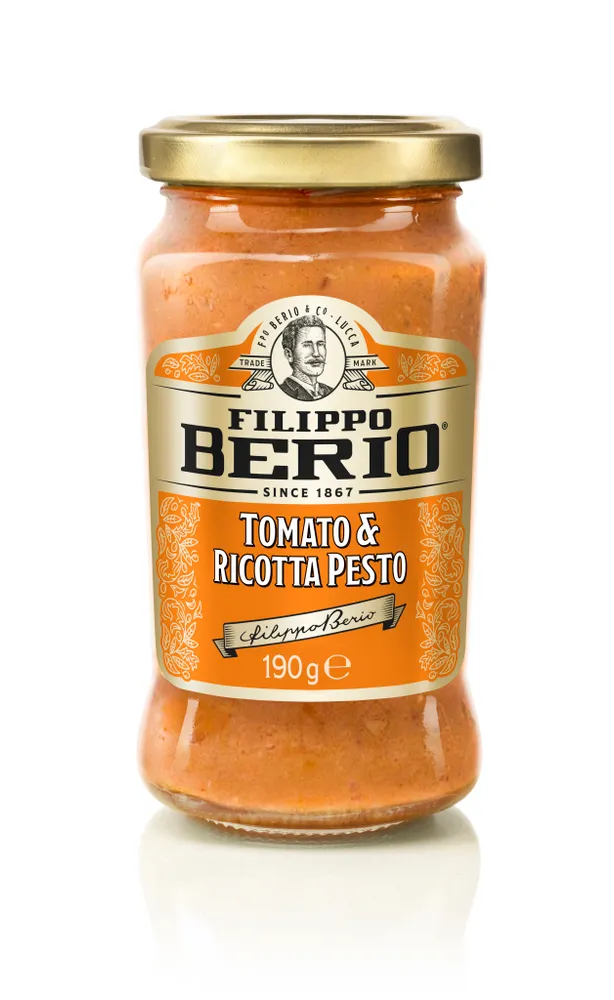 Соус Filippo Berio Песто, с томатами и сыром рикотта, 190 г, 190 г, фото 2