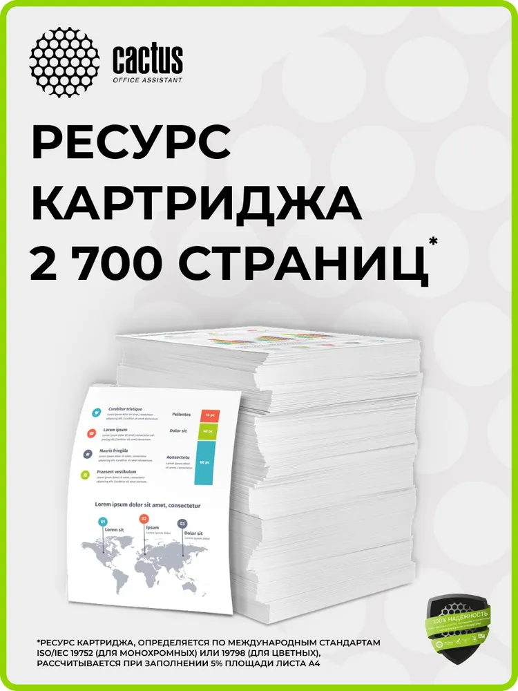 Картридж лазерный Cactus CS-CF280AS CF280A черный (2700стр.) для принтеров HP LJ Pro 400/M401/M425, черный, фото 4