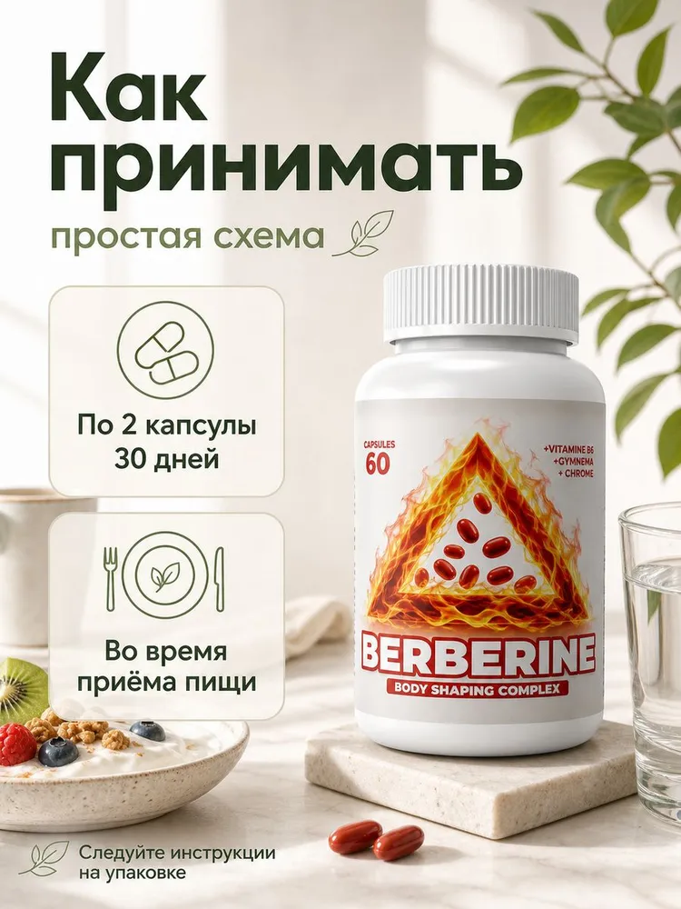 Биологически активная добавка к пище Комплекс для похудения, 400 мг, вариант, фото 5