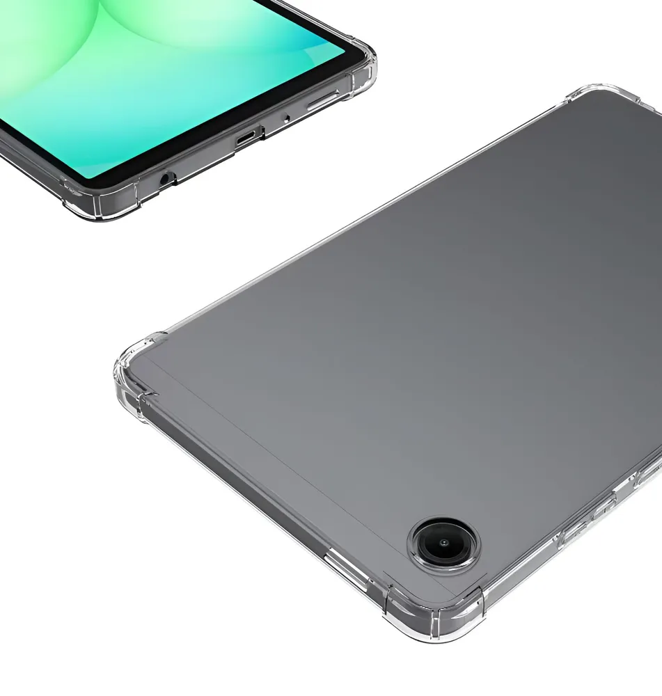 Противоударный чехол для Samsung Galaxy Tab A11 (2025) прозрачный, прозрачный, фото 3