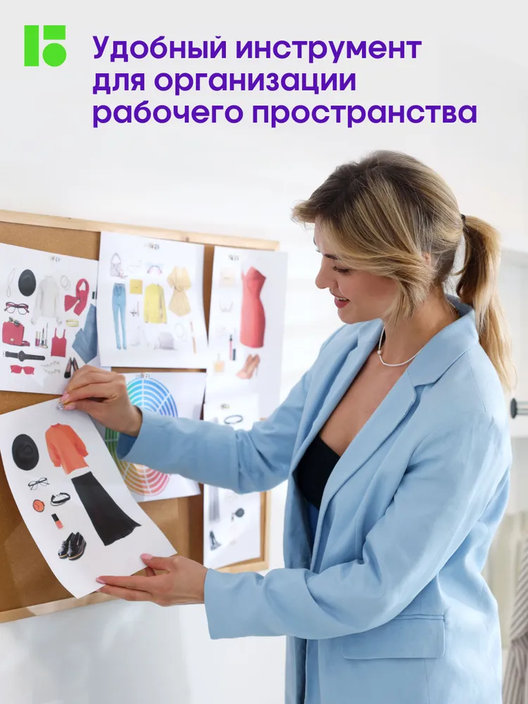 Кнопки канцелярские силовые 100 шт, 100 шт, фото 6