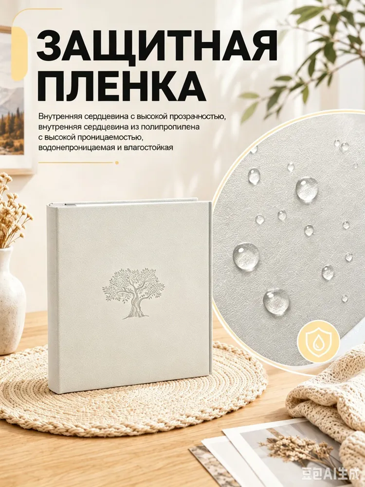 Фотоальбом магнитный Самоклеящийся, 24х24см Большой альбом, детских и семейных, 24x24 см, фото 5