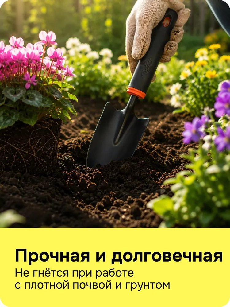 Совок садовый / Лопатка металлическая, вариант, фото 4