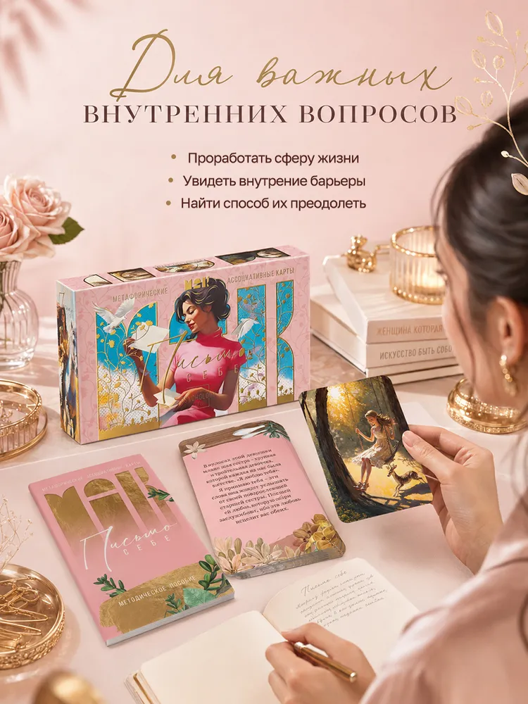Метафорические карты "Письмо себе"/ Ассоциативные МАК карты, вариант, фото 5