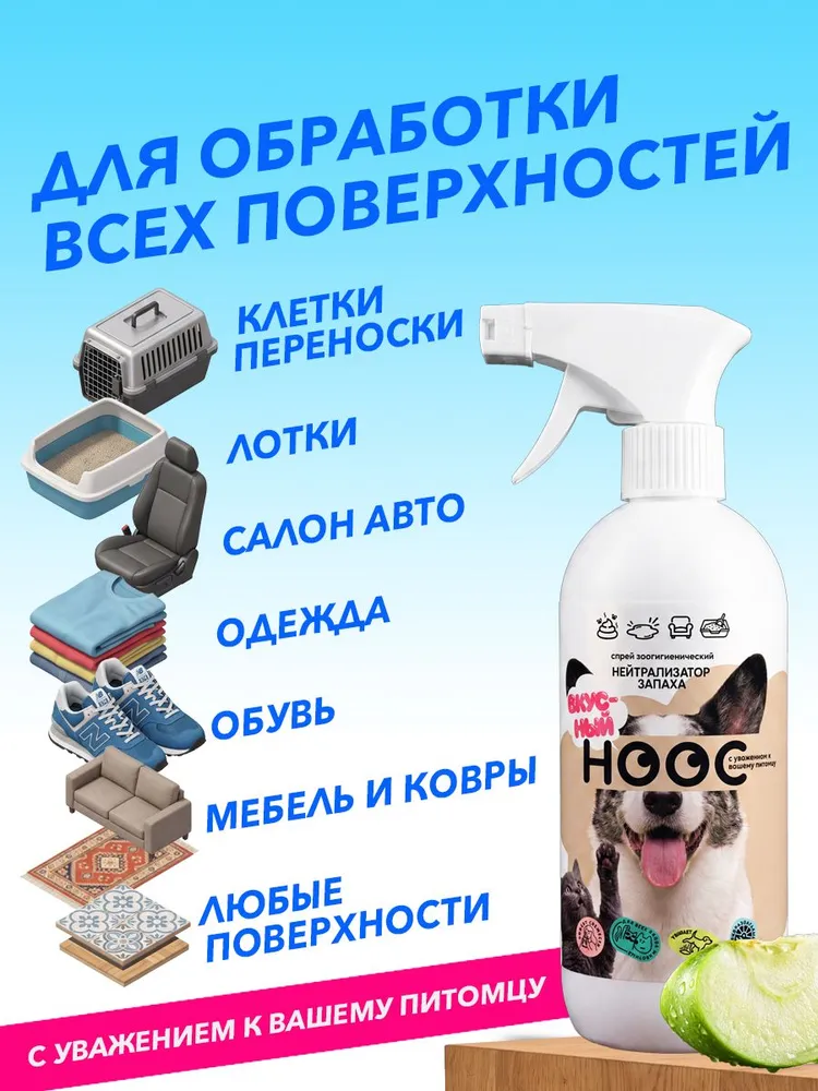 Нейтрализатор, ликвидатор запаха животных, мочи, средство для уборки 0,5 л, 500 мл, фото 2