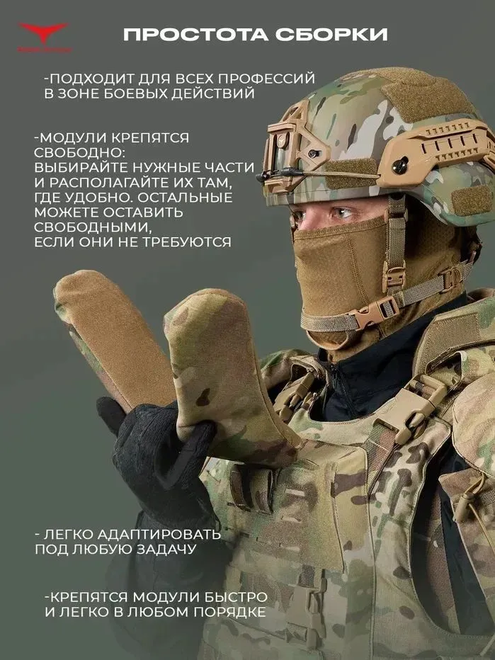 Бронежилет тактический военный Atlant Armour БР2 M новый, вариант, фото 3