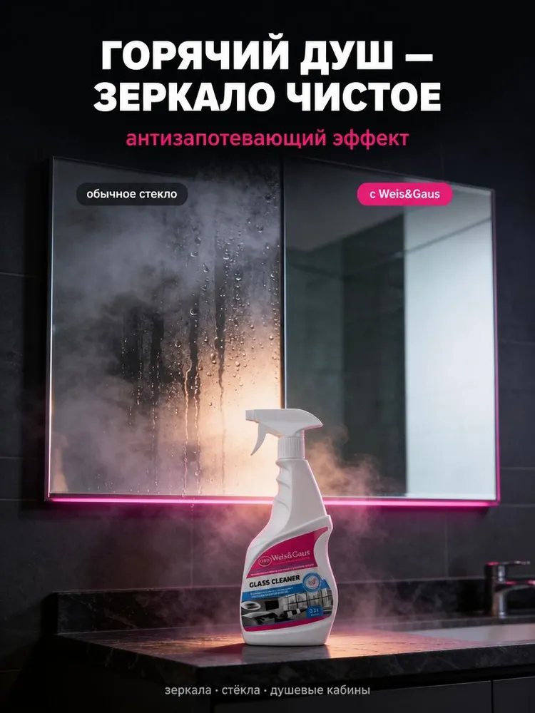 СТЕКЛООЧИСТИТЕЛЬ Средство для мытья окон, стёкол и зеркал, подходит для авто стекол, вариант, фото 3