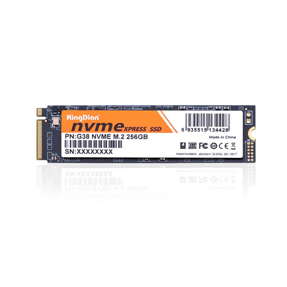 KingDian 256 ГБ Внутренний SSD-диск , M.2, PCI-E 3.0 (G38 NVME M.2 256GB), 256 ГБ, 256 ГБ, фото 4