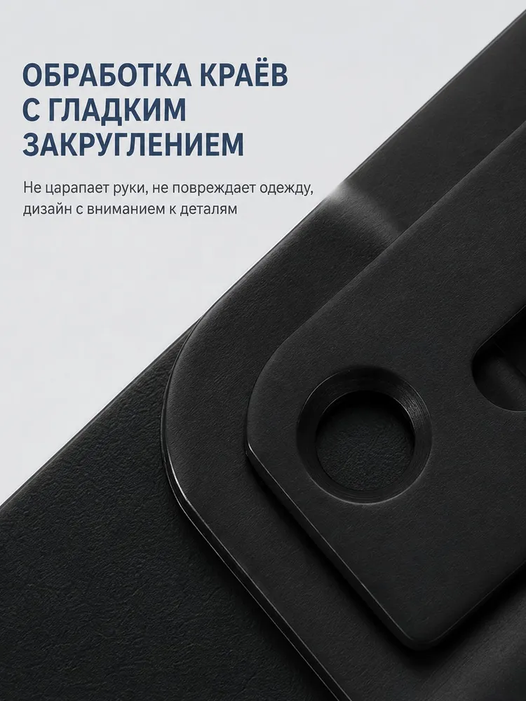 Дверная накладная щеколда 100 мм черная, надежная фиксация дверей, черный, фото 6
