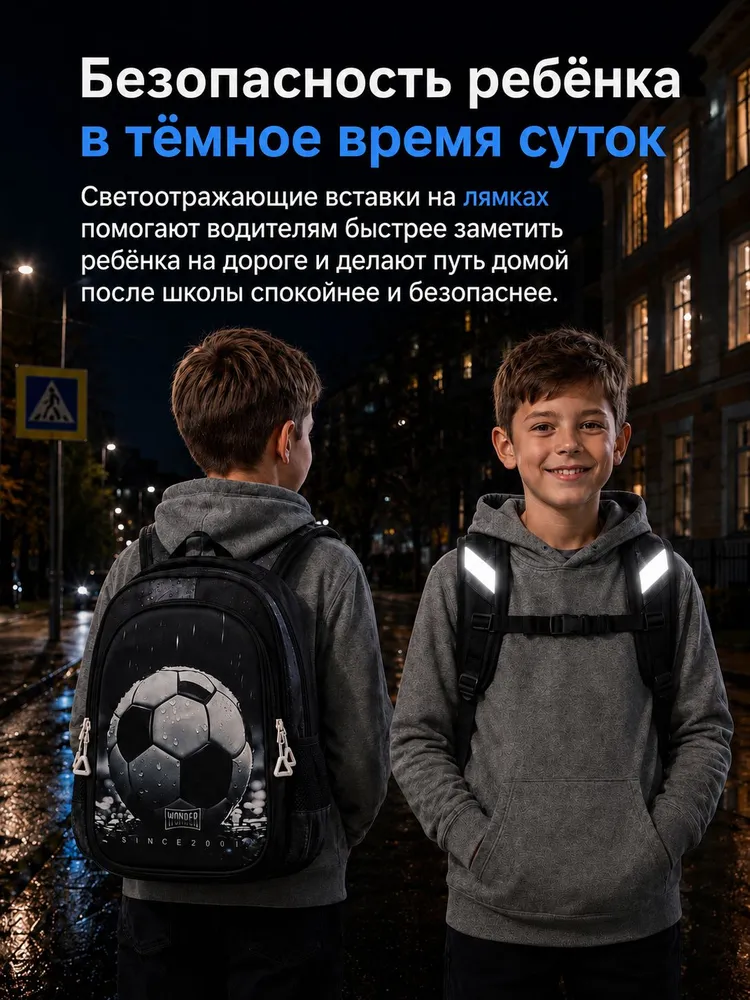 4 в1, Школьный рюкзак для мальчика, с ортопедической спинкой, с1по 4 класс, вариант, фото 6