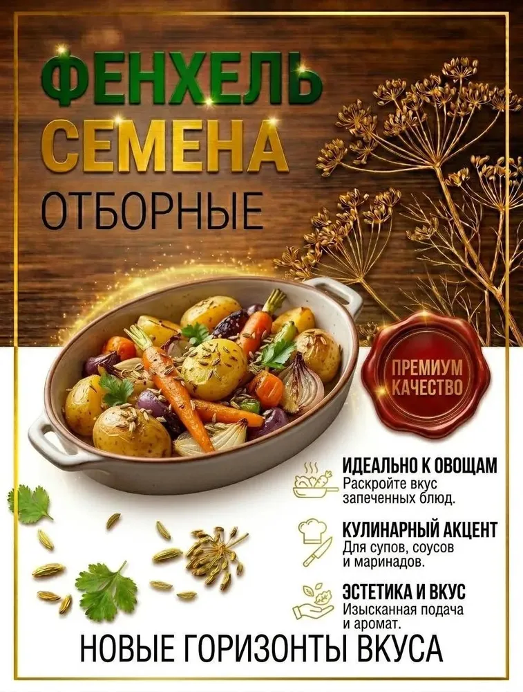 Фенхель семена, 100г, 100 г, фото 3