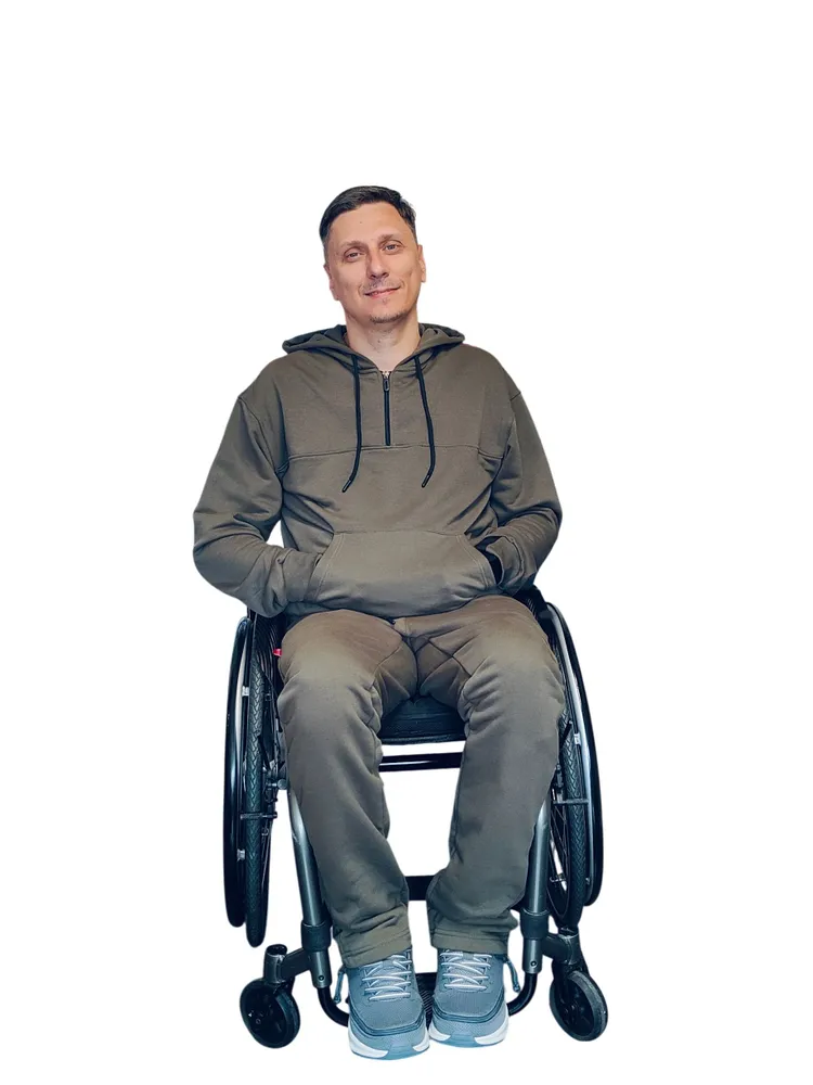 12-01-01 Комплект функционально-эстетической одежды для инвалидов MobilityFit хаки 56, вариант, фото 2