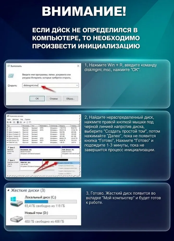 Western Digital 500 ГБ Внутренний жесткий диск WD5000AZLX, 3.5", 7200 об/мин, SATA III 6 Гбит/с (для видеонаблюдения и ПК), 500 ГБ, фото 4