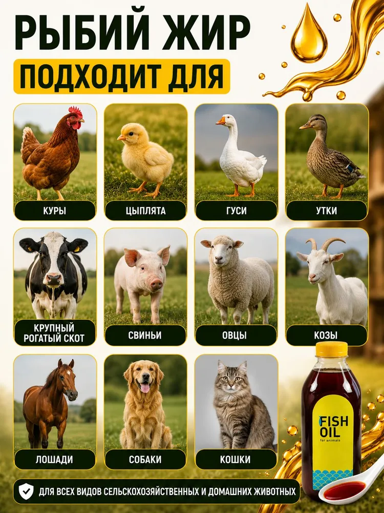 ALTAI FEED, Рыбий жир жидкий для животных, для кошек и собак, масло лососевое, вариант, фото 2
