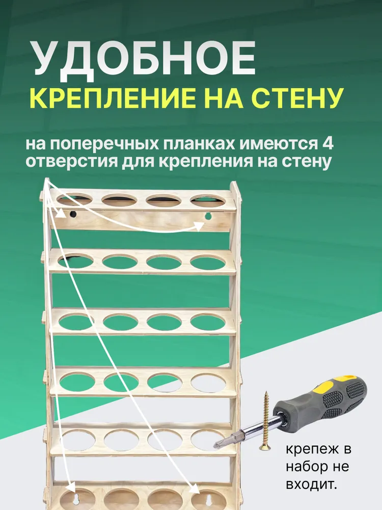 Фитомодуль на стену. Стеллаж для рассады на подоконник., вариант, фото 6