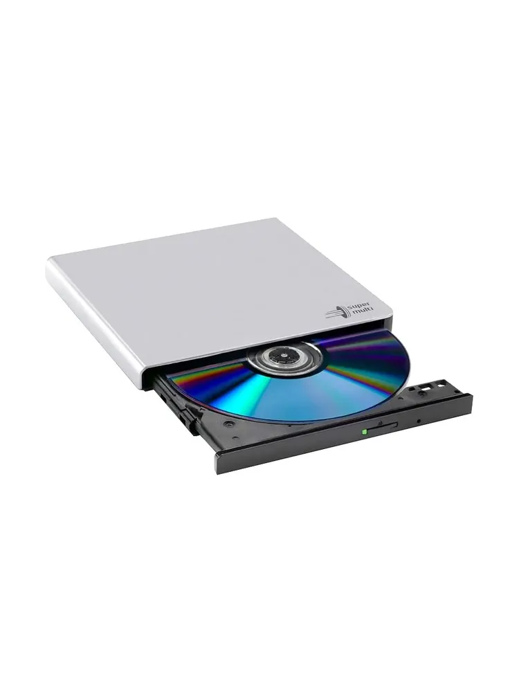 Оптический привод LG GP57ES40, DVD-RW DL, внешний, серебристый, USB-A, серебристый, фото 3