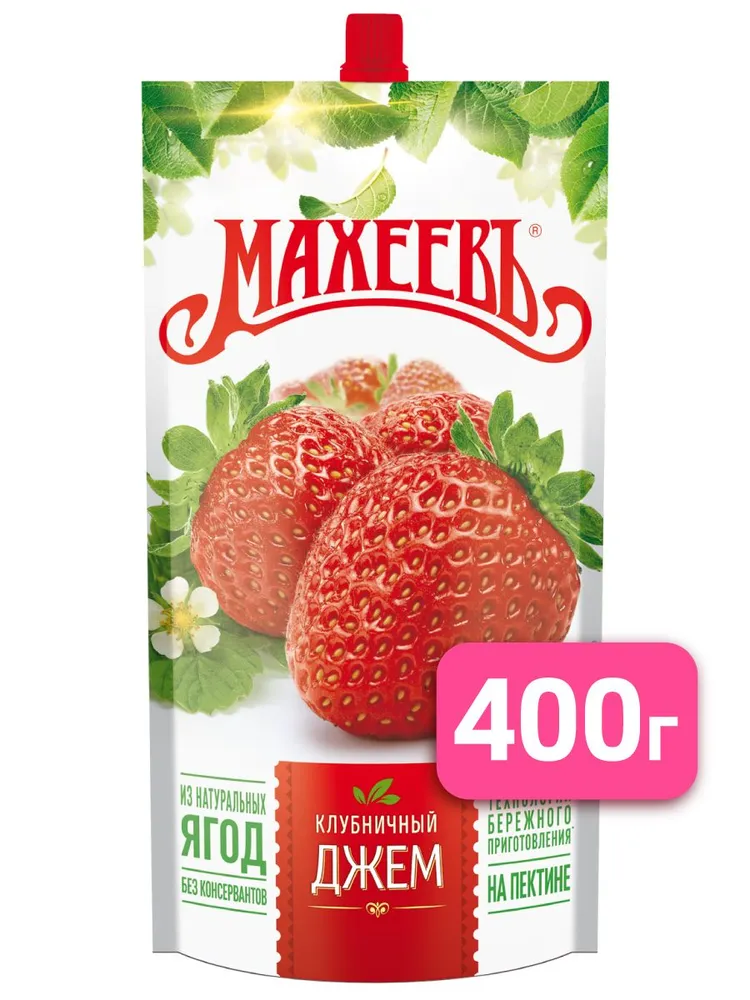 Джем Махеевъ клубничный, 400 г, 400 г