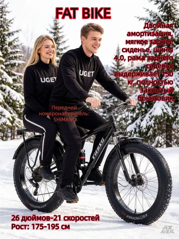 Велосипед Fat-bike, Горный, 2026, вариант