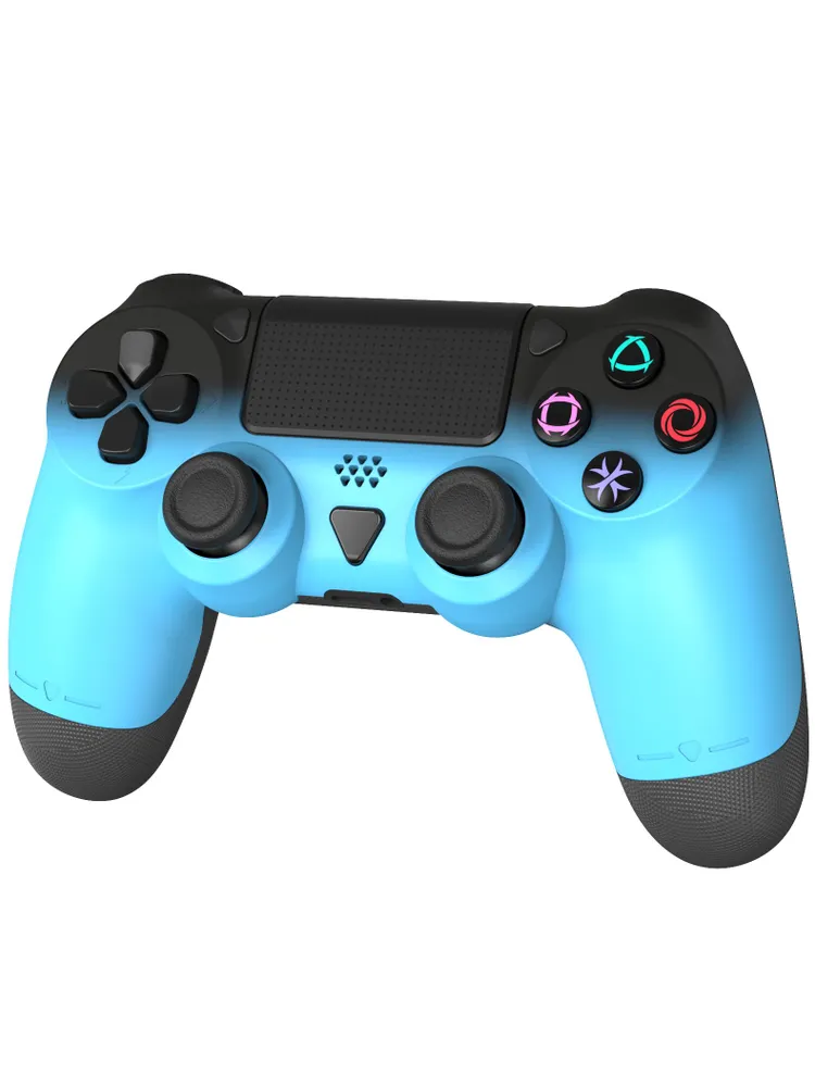 Беспроводной геймпад DOBE для PS4 / Джойстик Dualshock PS4, пурпурно-синий, голубой, черный, фото 2