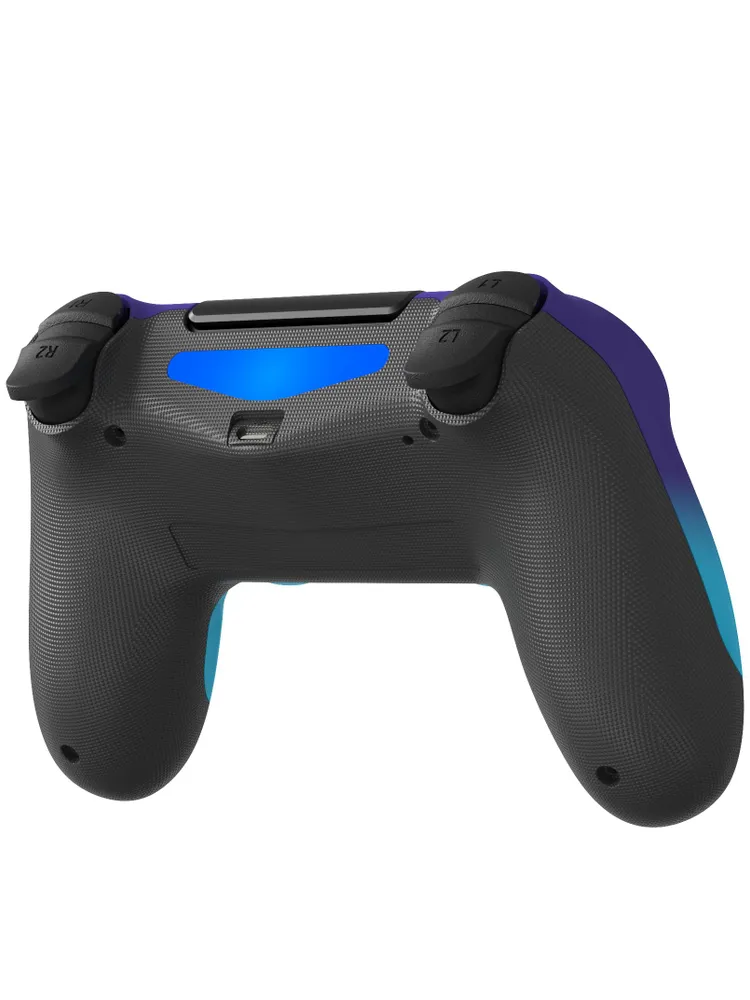 Беспроводной геймпад DOBE для PS4 / Джойстик Dualshock PS4, пурпурно-синий, синий, фото 3