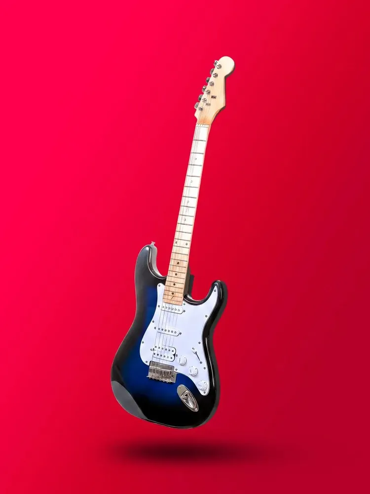 Электрогитара Fabio Stratocaster ST200 RDS (Н/S/S), Stratocaster BLS H x2F, фото 6