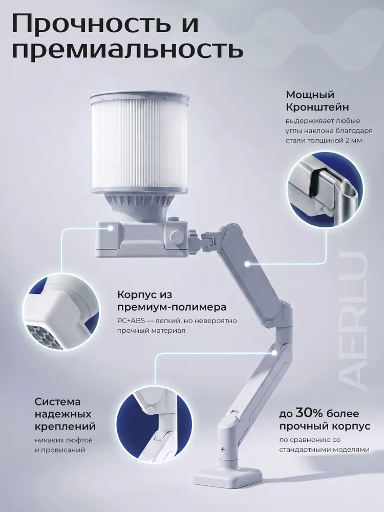 AERLU NAIL Pro 2.0 Вытяжка пылесос для педикюра, вариант, фото 3