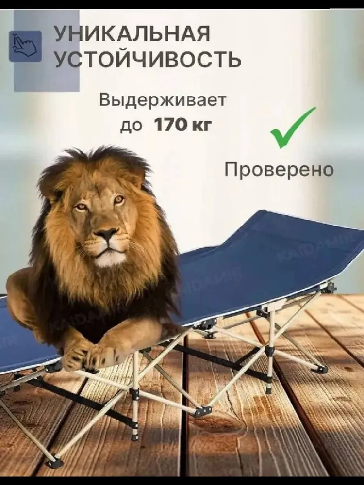 Раскладушка туристическая универсальная, вариант, фото 4