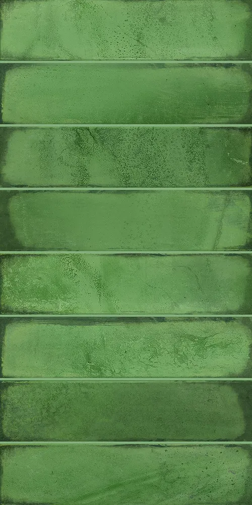 Плитка Настенная Azori Bricks green 31,5Х63 см 1,79 м, 31.5x63 см, 1,79 м