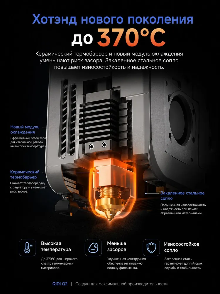 3D-принтер QIDI Q2C с автовыравниванием высокой точности, вариант, фото 5