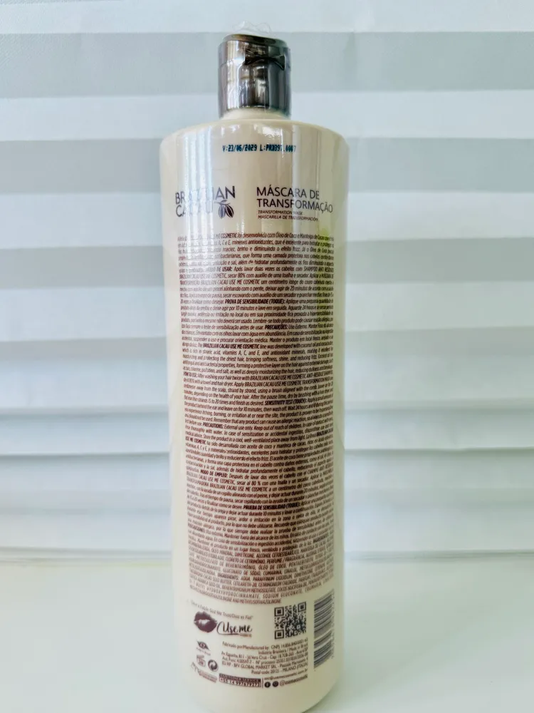 Use Me Brazilian Cacau Thermo Smoothing профессиональный кератин для выпрямления и восстановления волос, вариант, фото 6