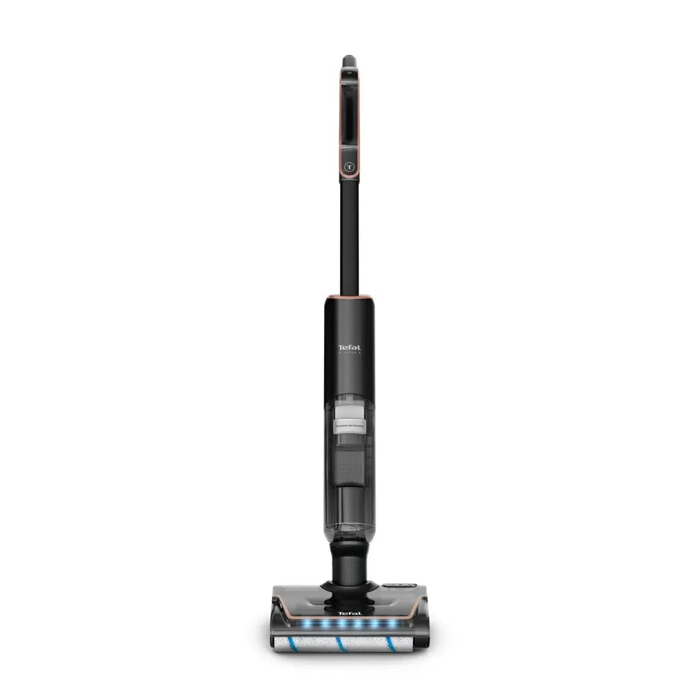 Моющий вертикальный беспроводной пылесос для дома Tefal X-Clean 7 GF5736F4 с самоочисткой, сушкой и подсветкой, 2в1, фото 3
