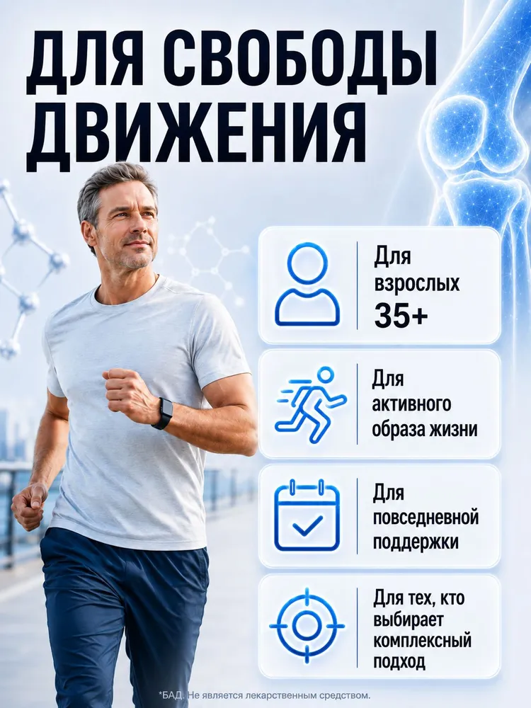 Коллаген для суставов 2 типа с МСМ и босвеллией, нативный коллаген для суставов и позвоночника, 60 капсул, вариант, фото 2