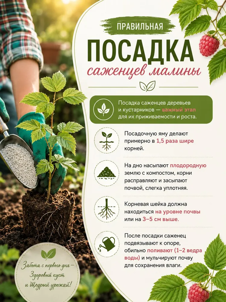 Малина саженец морозостойкая Король ночи, вариант, фото 5