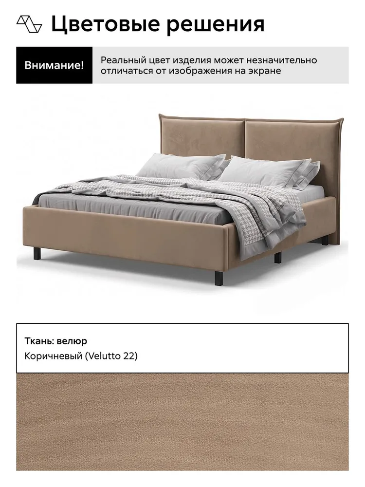 НОНТОН Двуспальная кровать,, 160х200 см, 160x200 см, фото 4