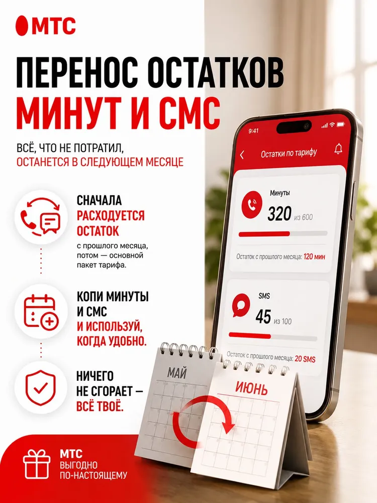 Сим карта МТС, безлимитный интернет, вариант, фото 6