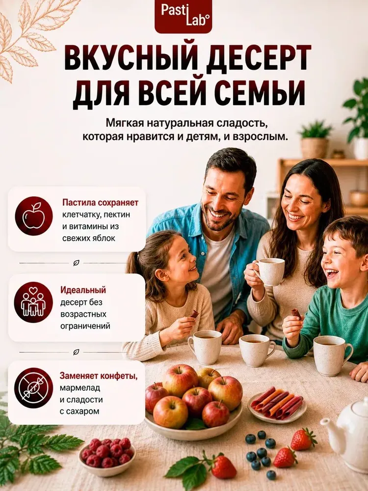Пастила гранатовая фруктовая Pastilab без сахара 250 г, 250 г, фото 5