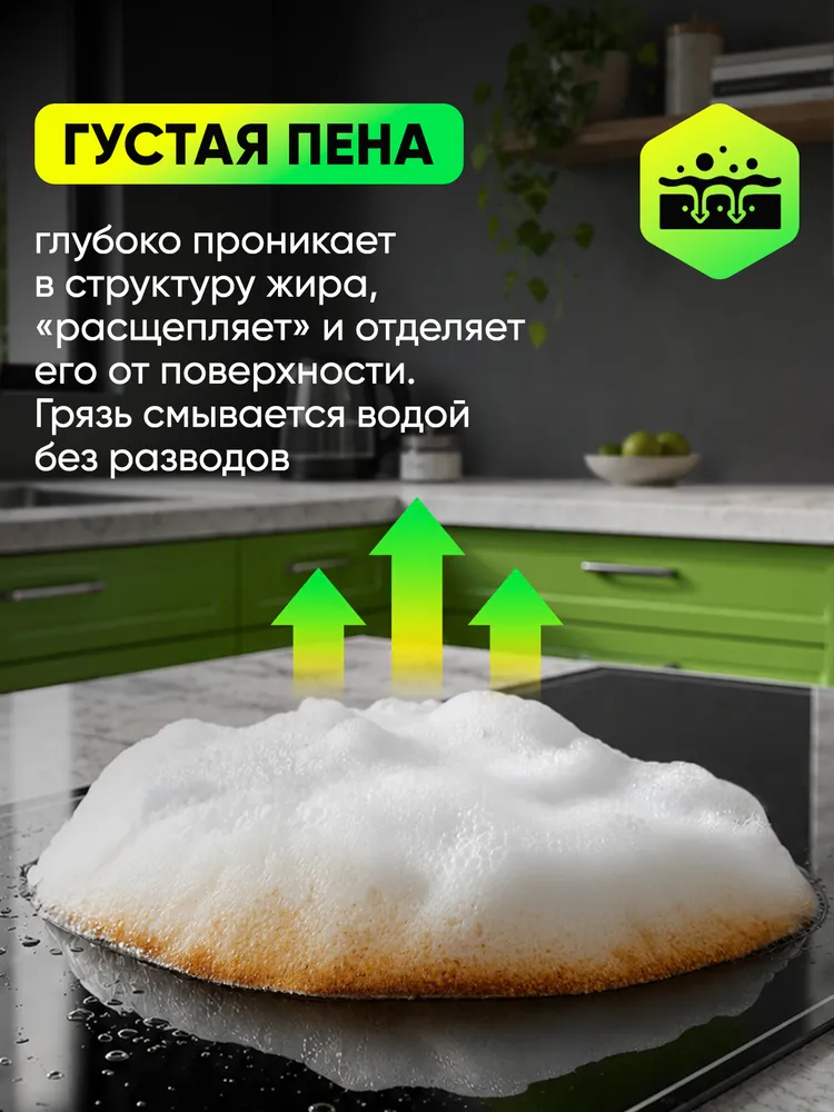 Антижир, спрей для кухни, антинагар, Expel Киллер жира, 500 мл, 500 мл, фото 3
