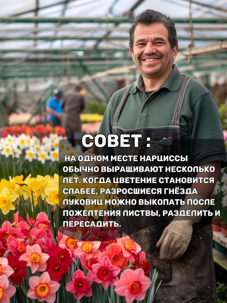 Луковицы Нарциссов Мариэлла 3 шт, 3 шт, фото 5